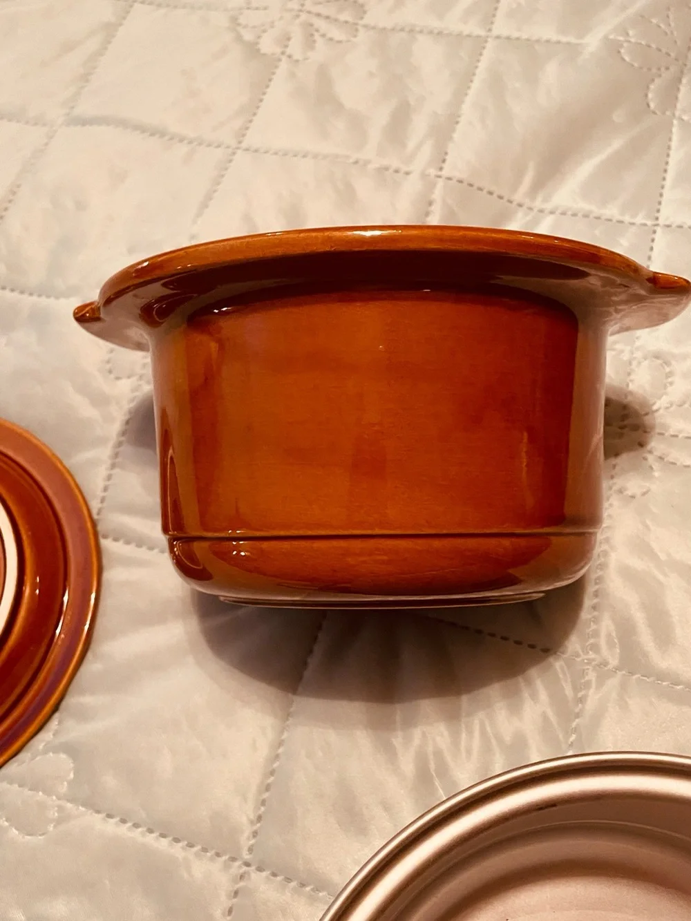 Jr. Cookin Crock Removable Stoneware Slow Cooker - Peach/Tan